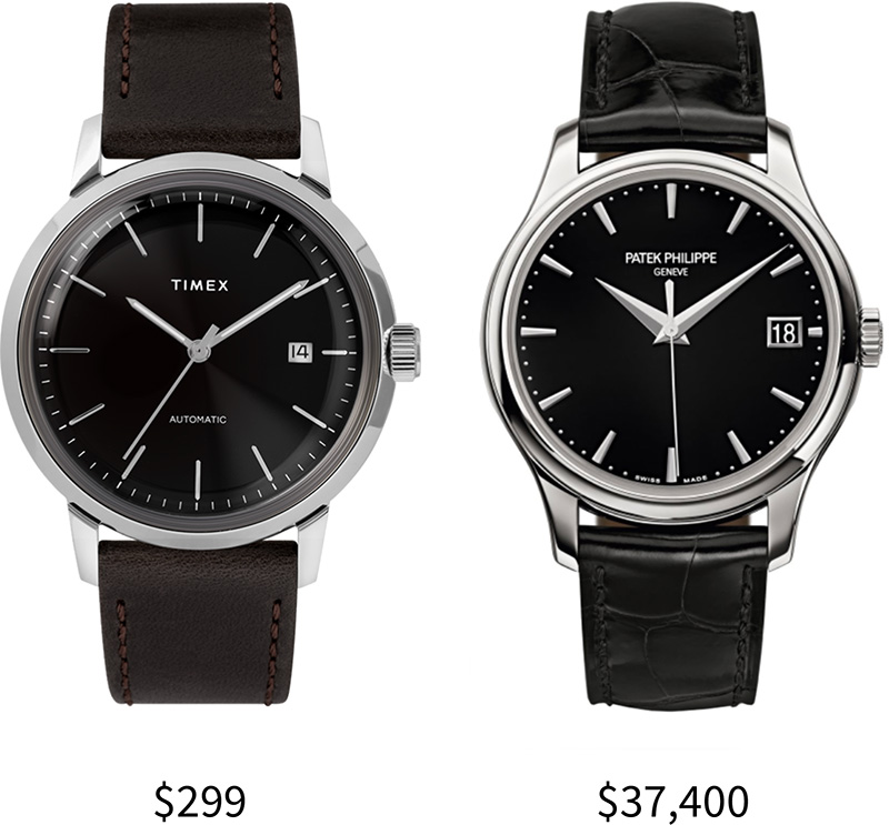 Timex and Patek
